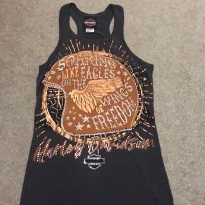 Women’s sparkly Harley-Davidson tank top size XS